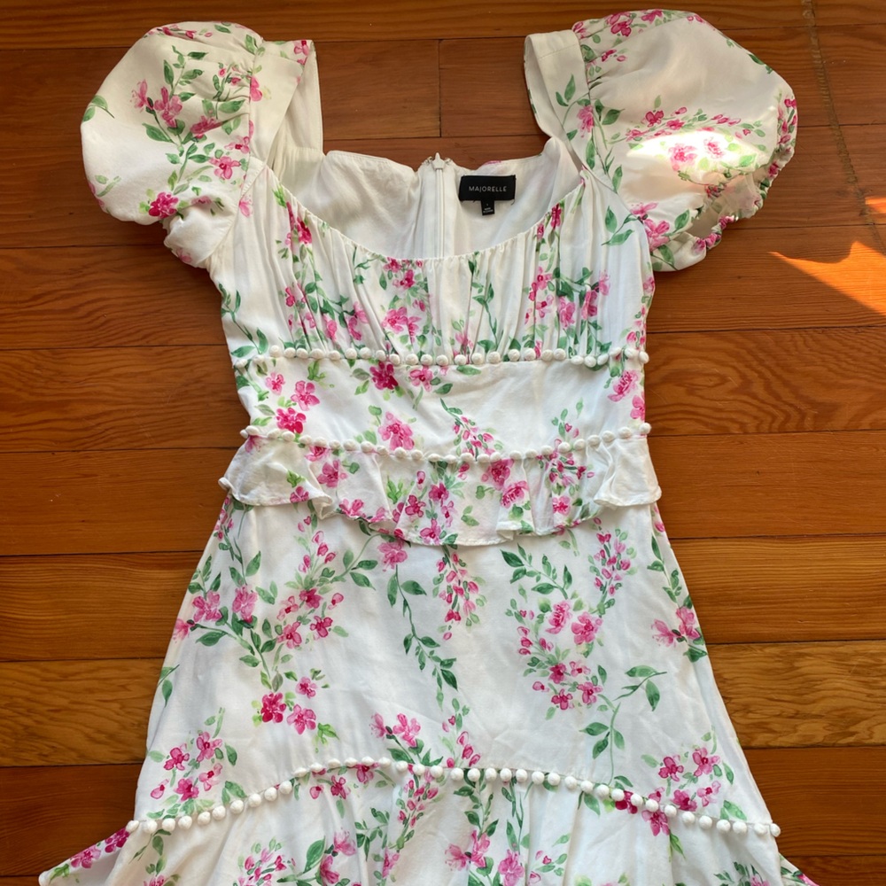Majorelle Floral Dress